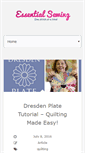 Mobile Screenshot of essentialsewing.com